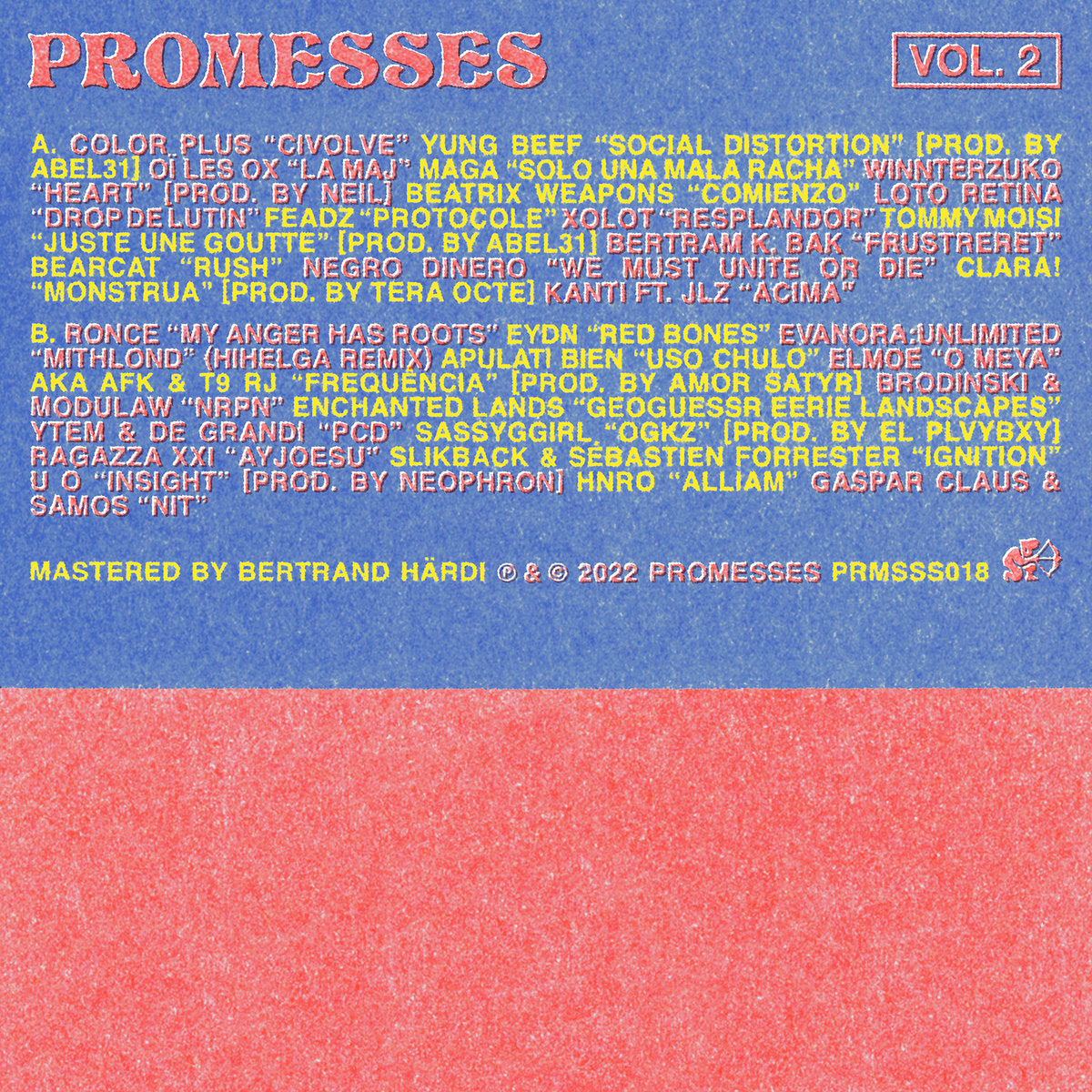 Promesses Vol. 2 cassette tape