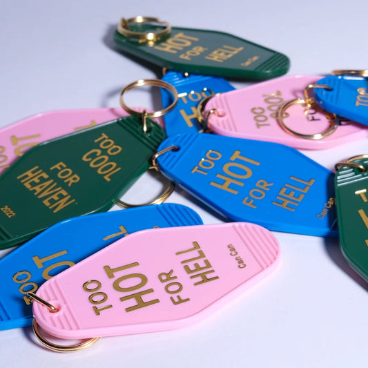 Can Can Motel Keychain