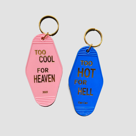 Can Can Motel Keychain