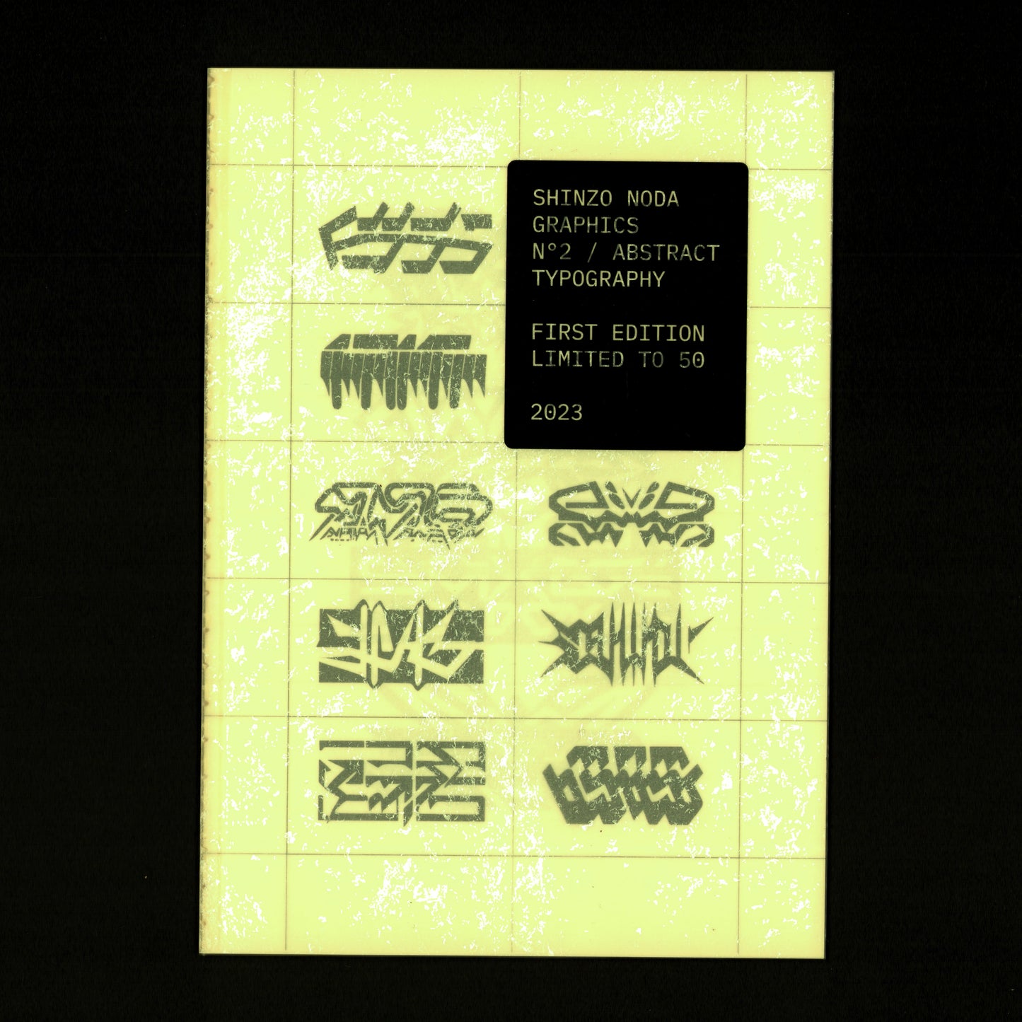 Shinzo Noda Graphics N°2 / Abstract Typography