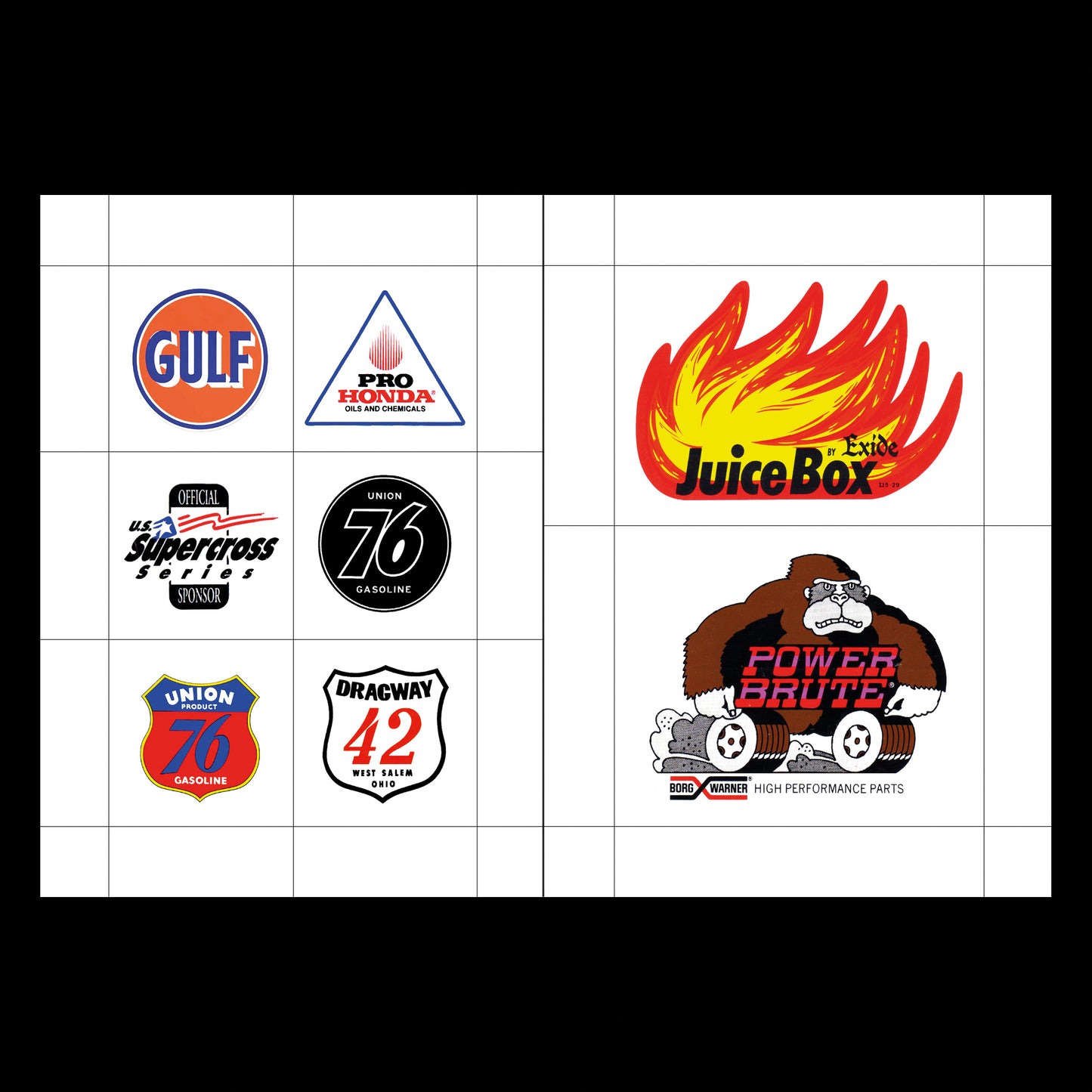 Racing Logos & Stickers