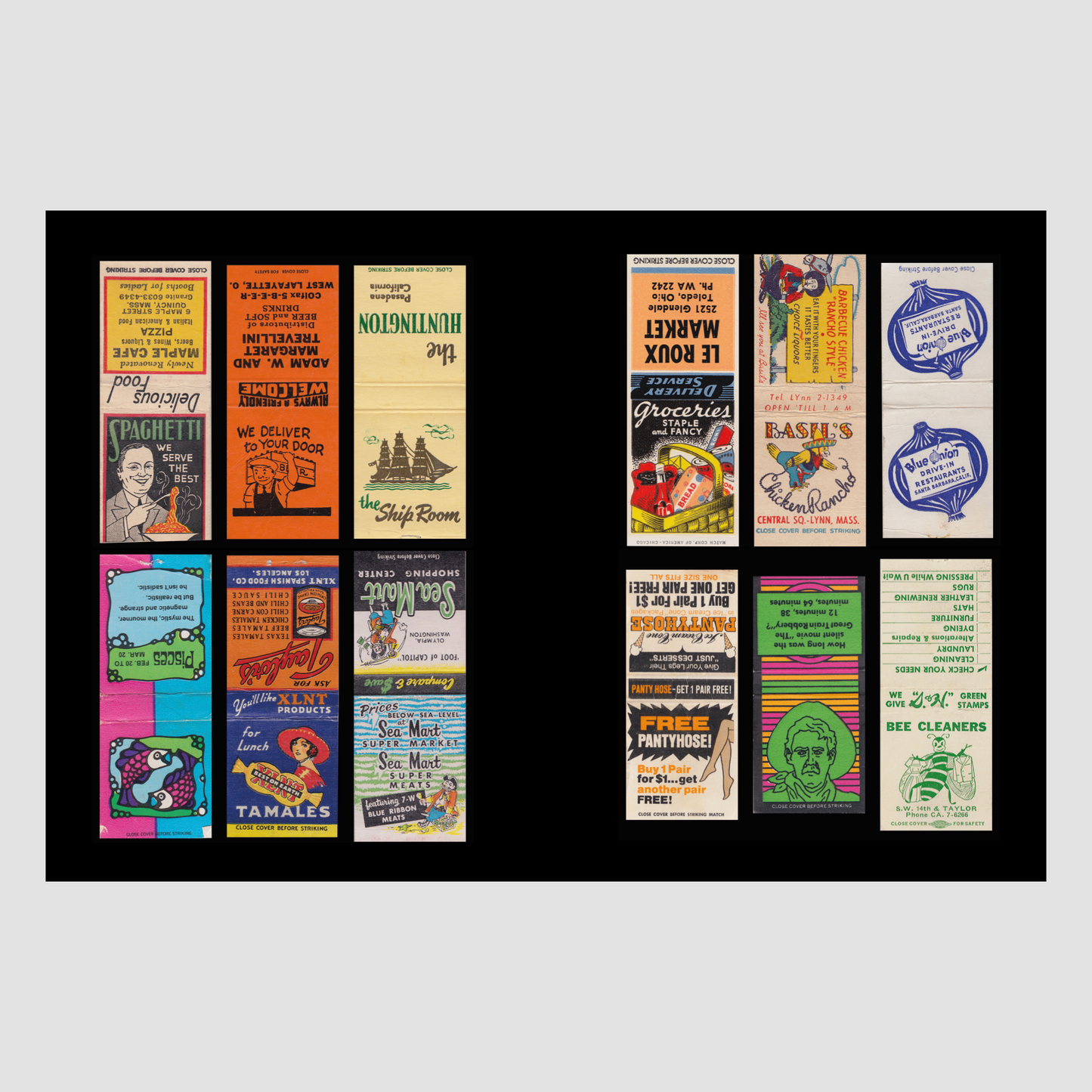 Matchbooks from U.S.A.