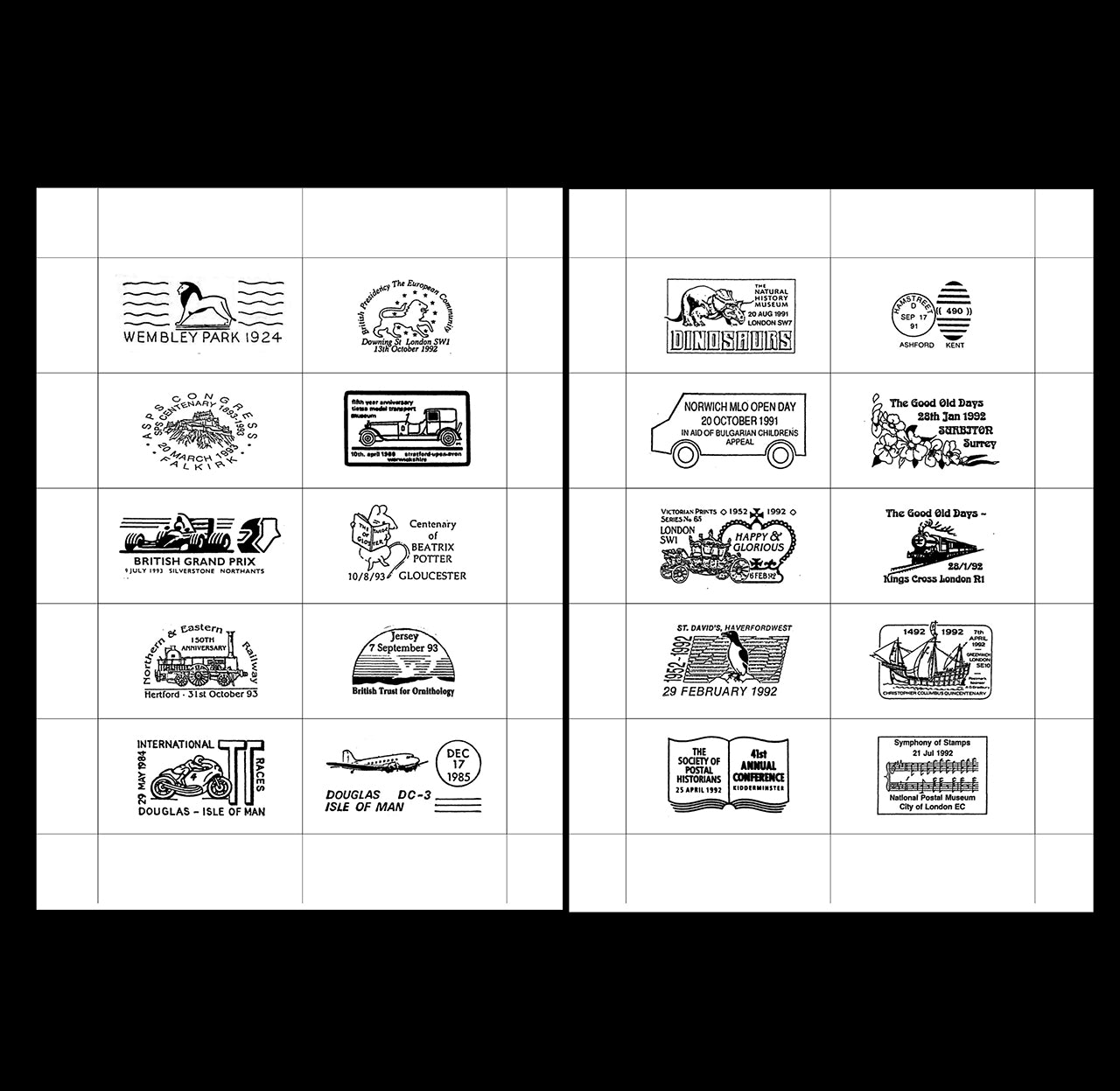 Book - UK Postmarks