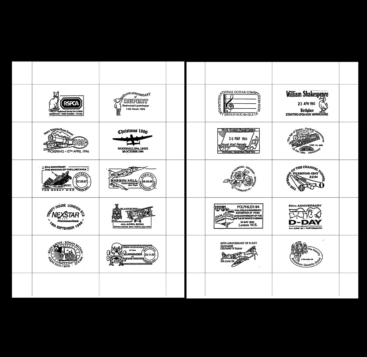 Book - UK Postmarks