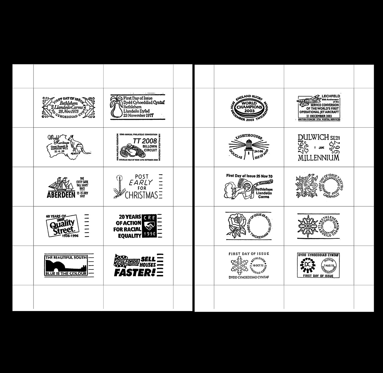 Book - UK Postmarks