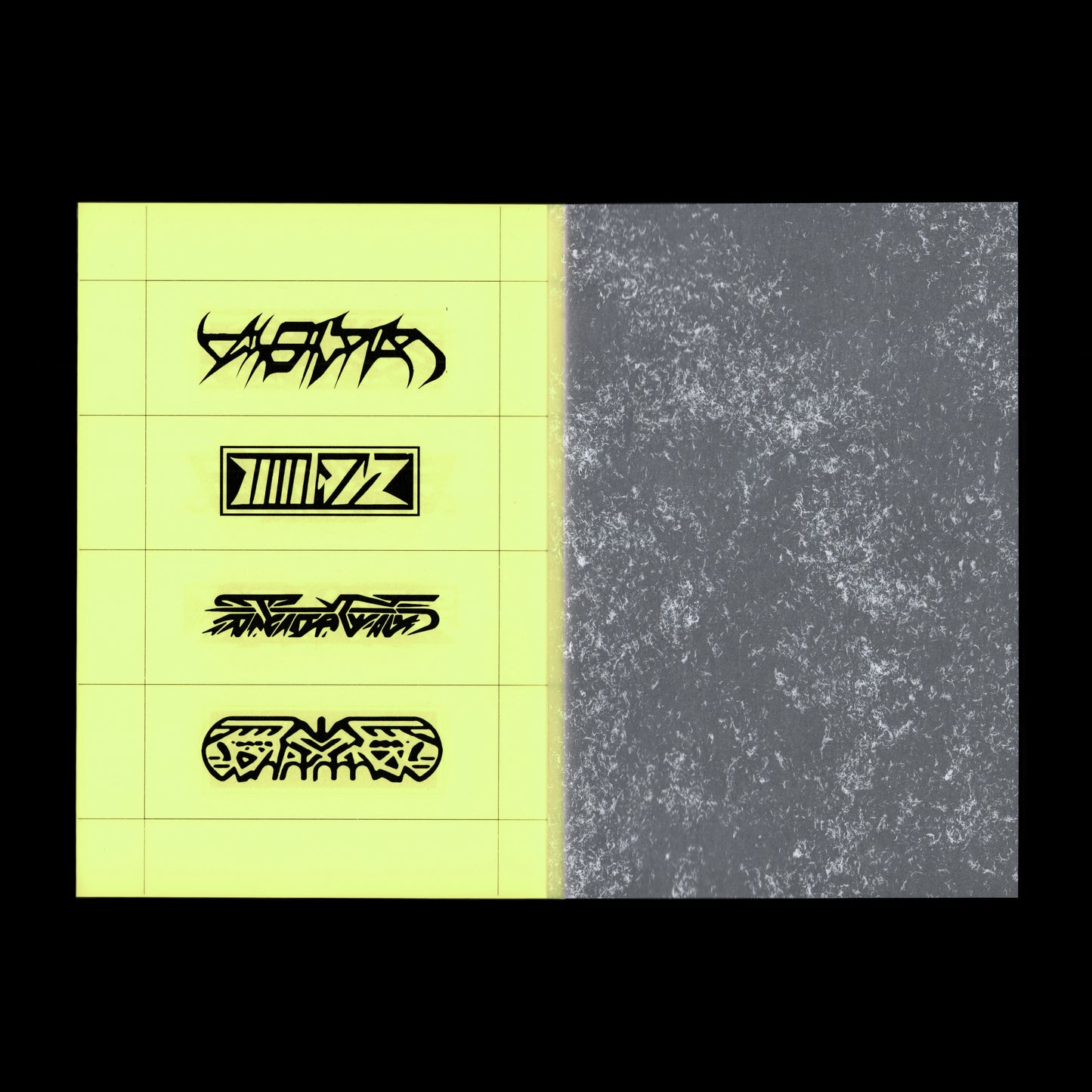 Shinzo Noda Graphics N°2 / Abstract Typography