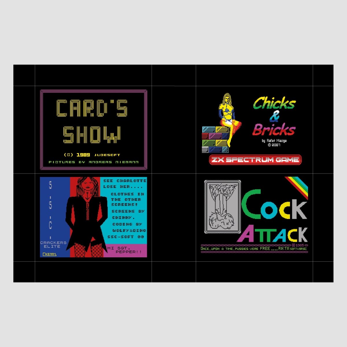 8 - bit Porn Video Games - product_vendor - Mamama / Masala Noir