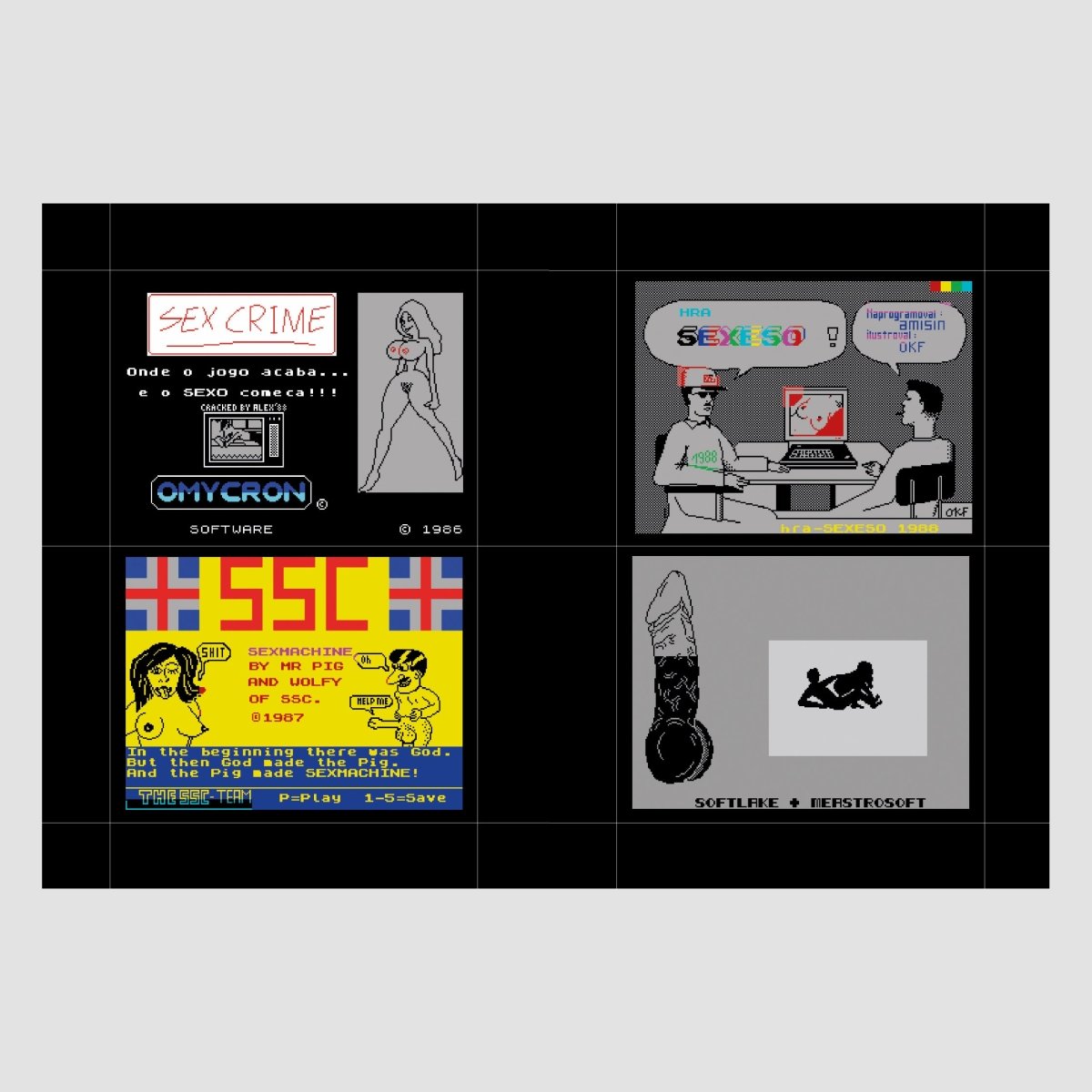 8 - bit Porn Video Games - product_vendor - Mamama / Masala Noir