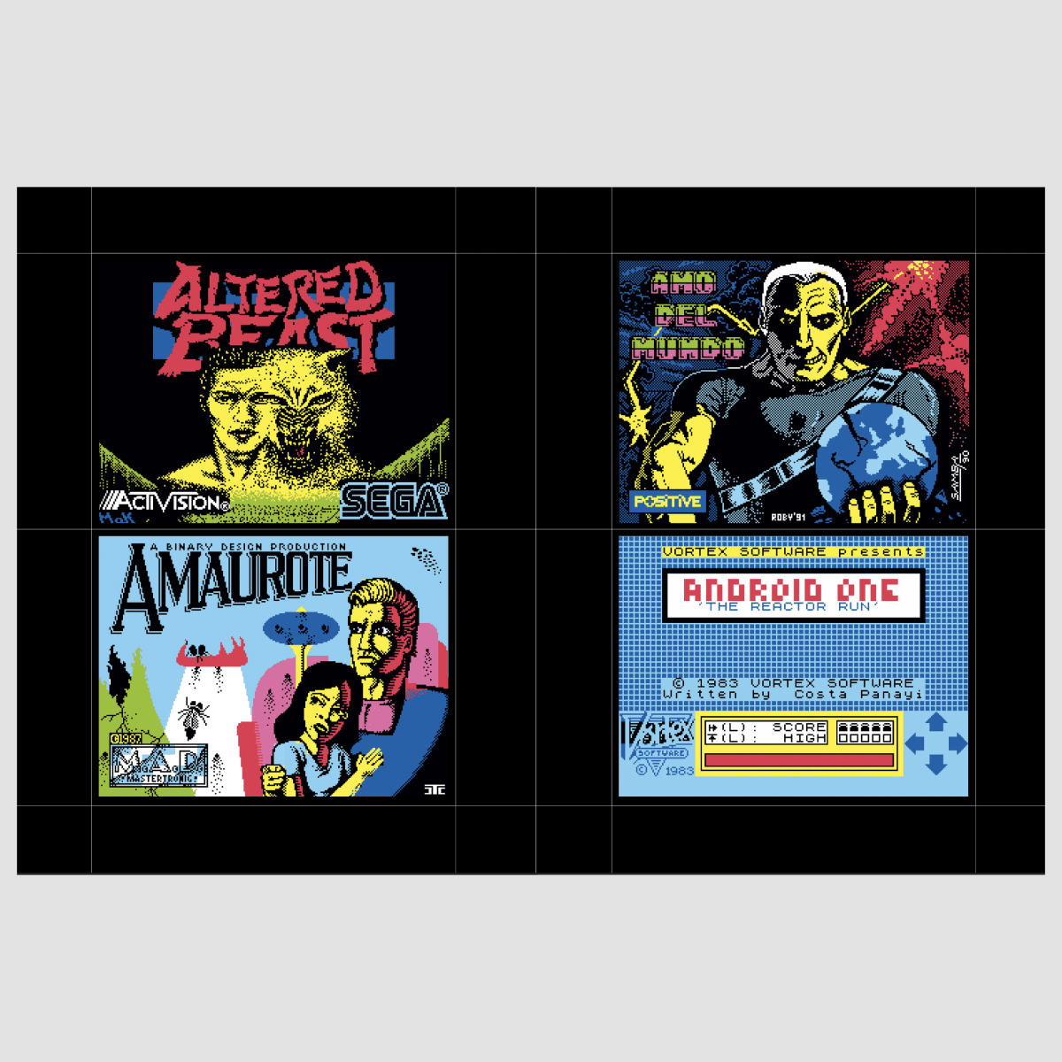 8 Bit Video Games - product_vendor - Mamama / Masala Noir