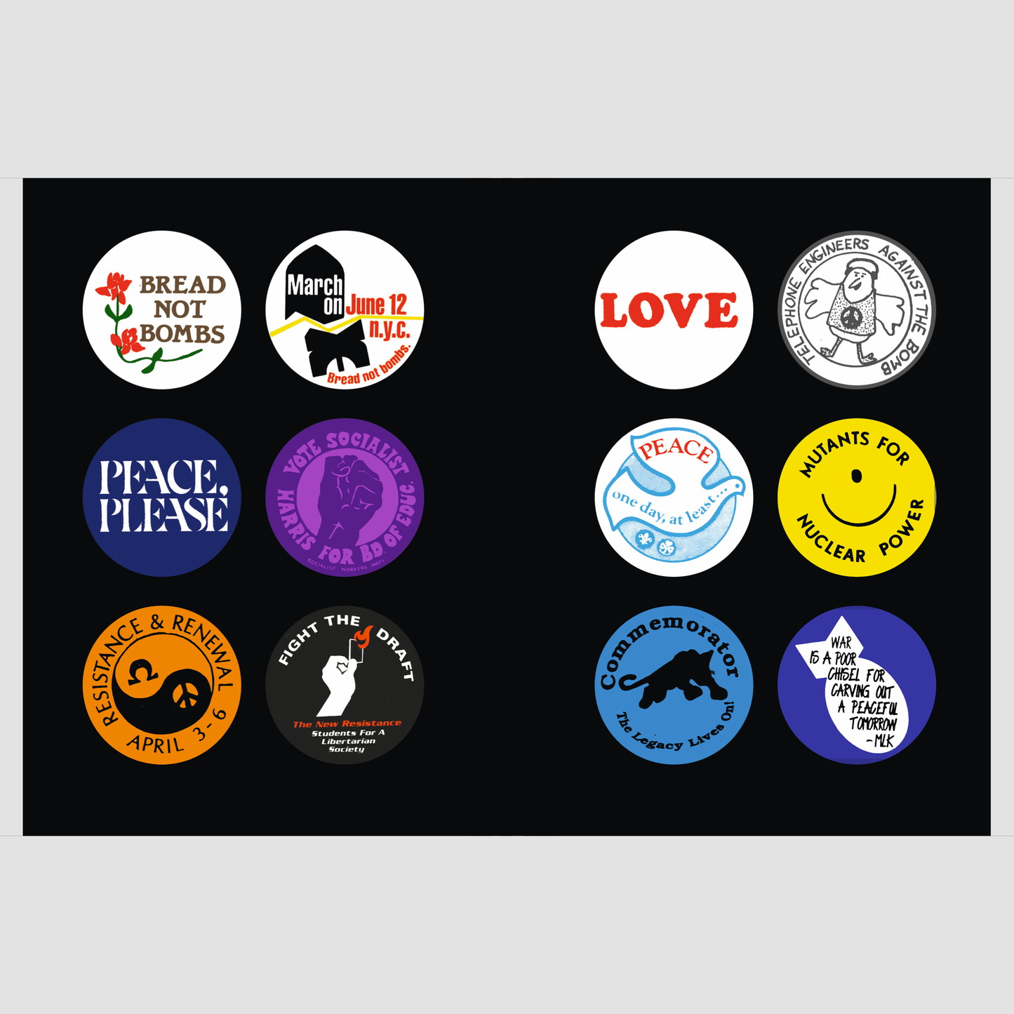 Political Badges