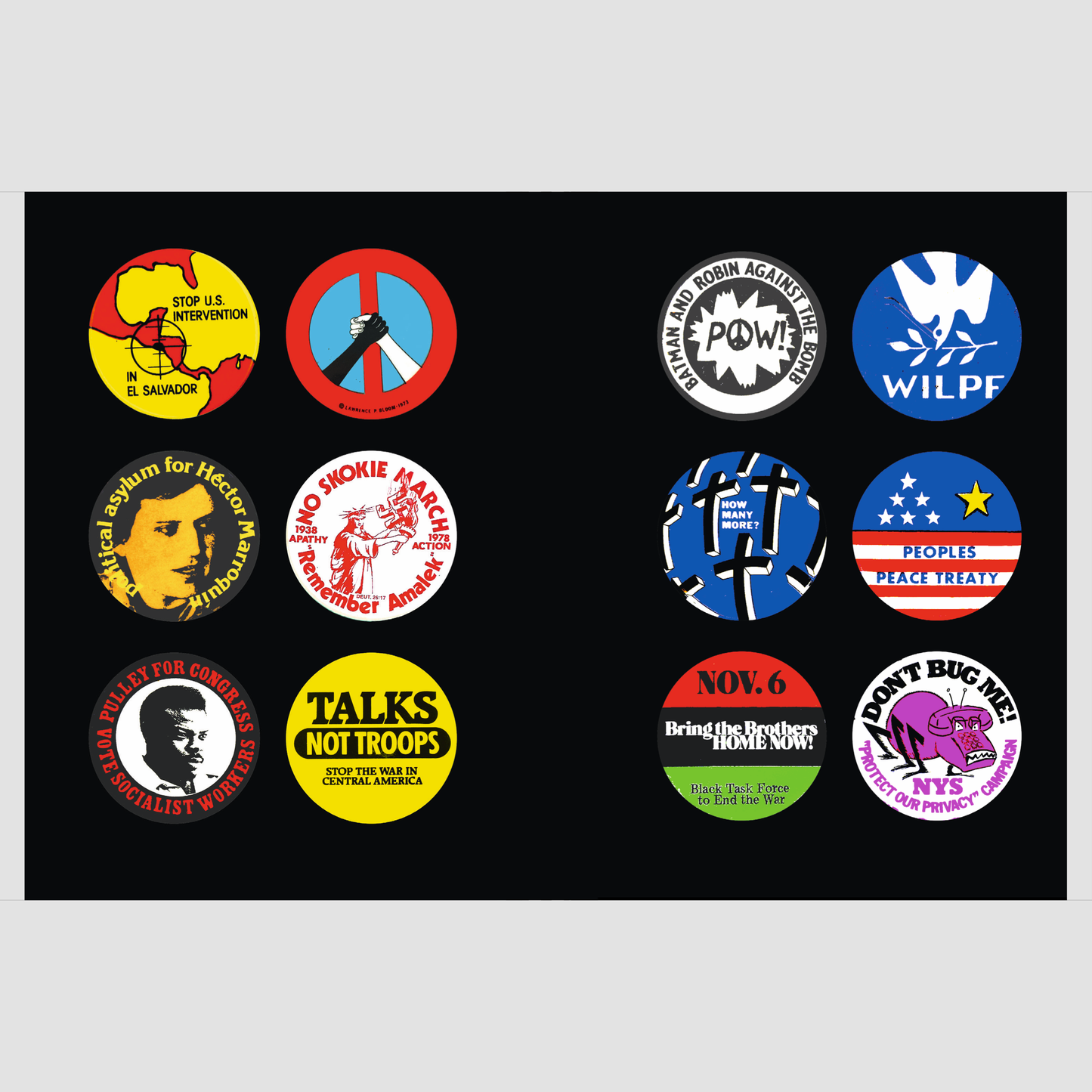 Political Badges