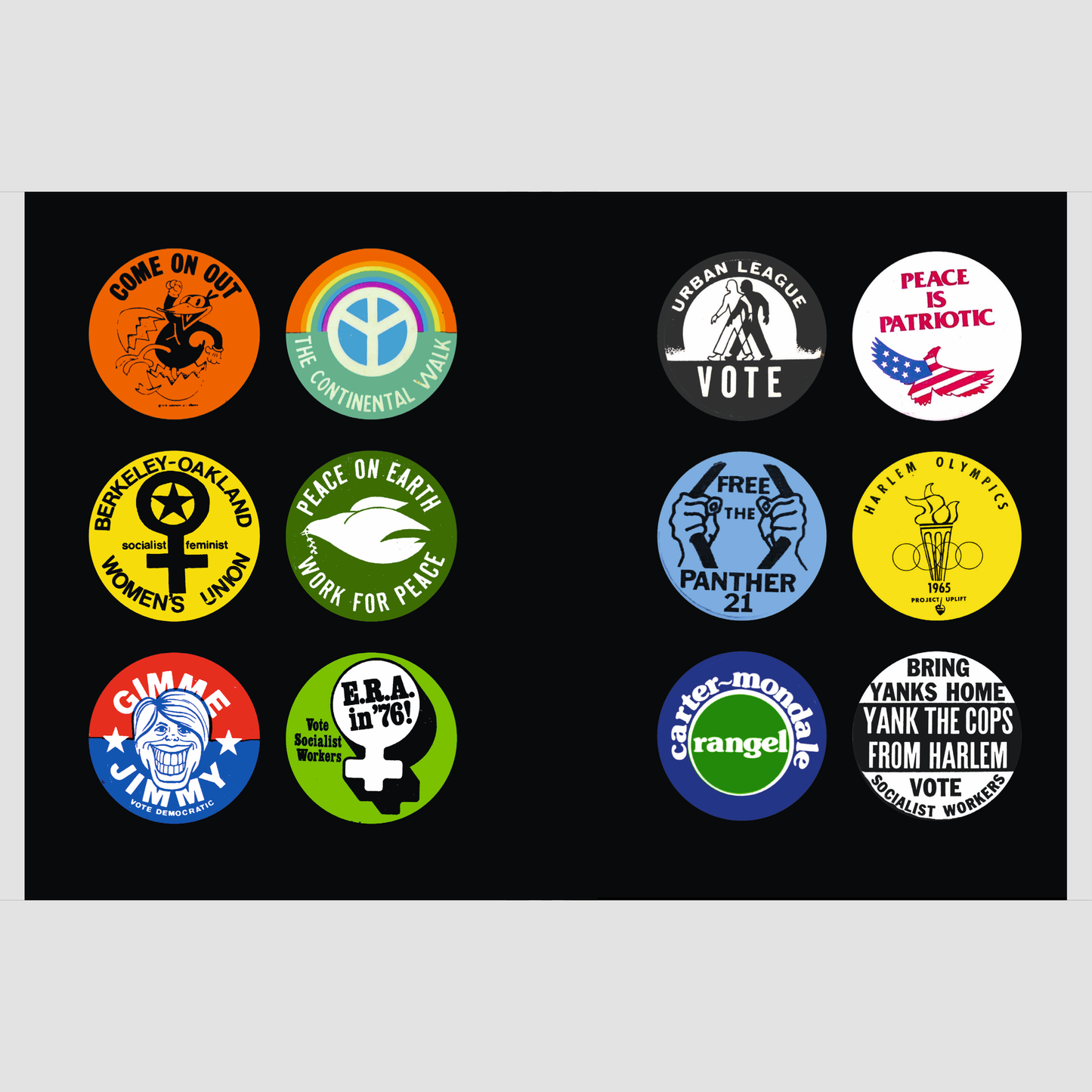 Political Badges