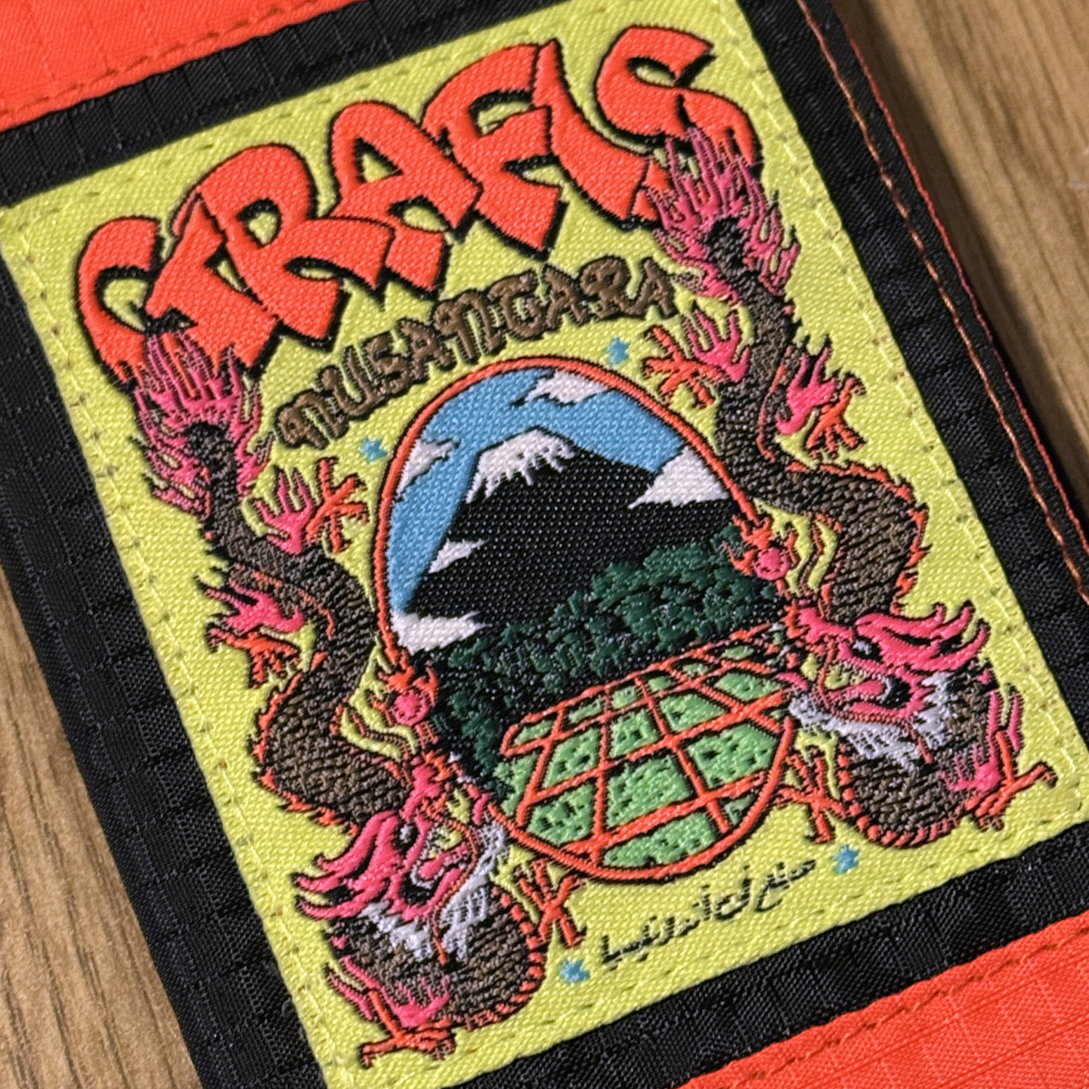 Grafis Nusantara Trifold Wallet - product_vendor - Mamama / Masala Noir