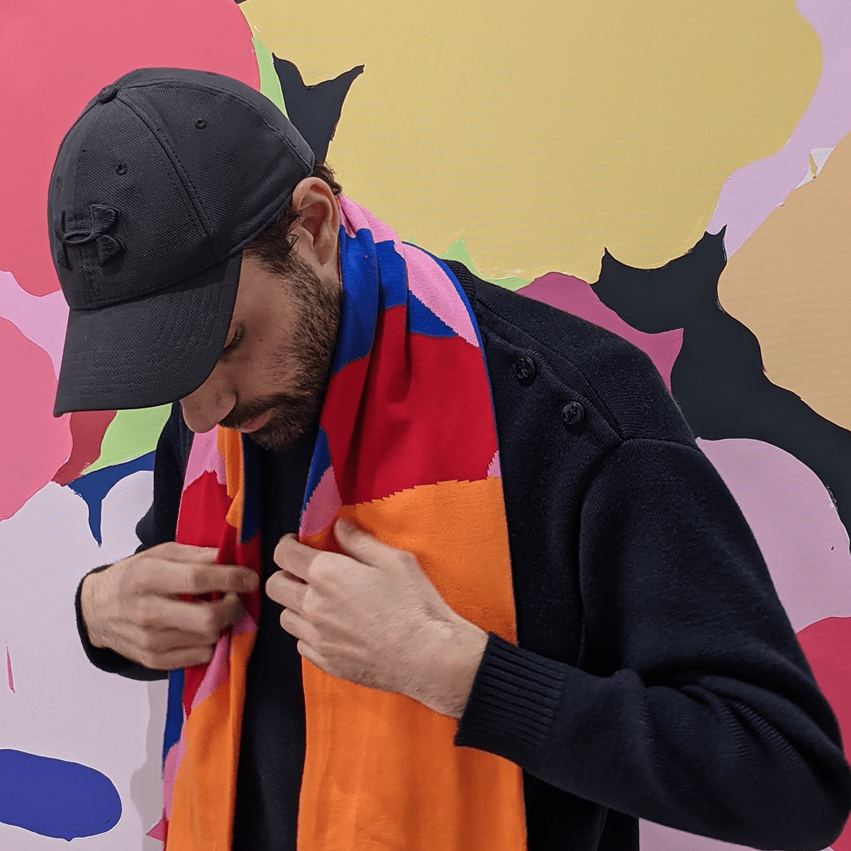 Maël Le Briand / Floraison Scarf - product_vendor - Mamama / Masala Noir