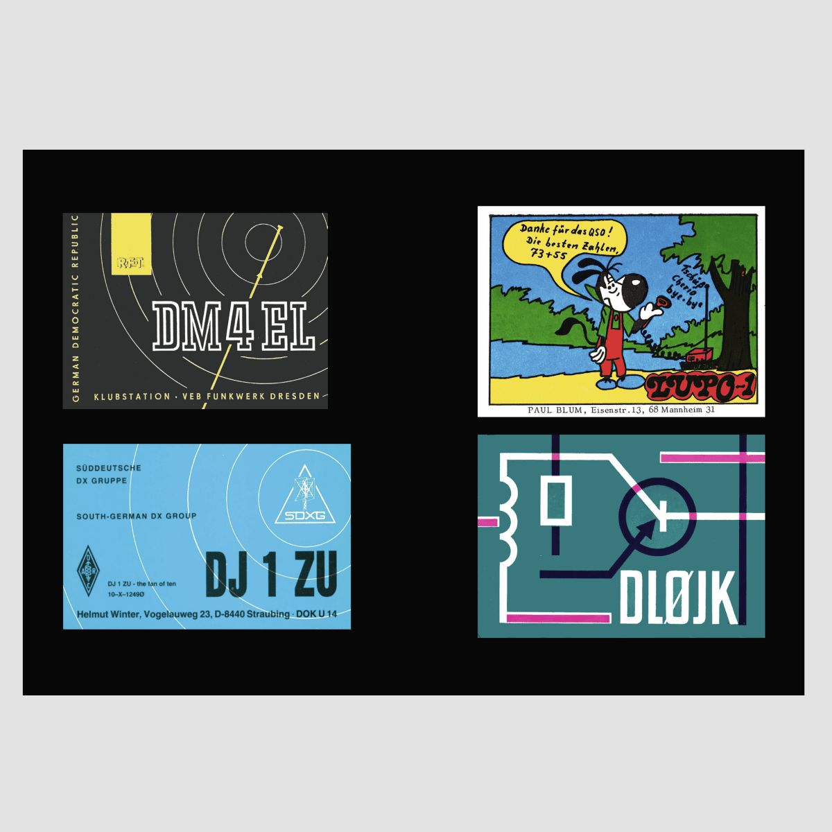 QSL Cards from Germany - product_vendor - Mamama / Masala Noir