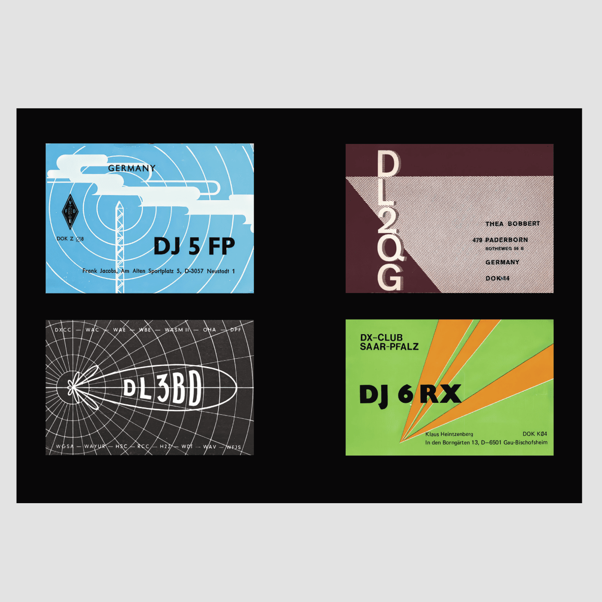 QSL Cards from Germany - product_vendor - Mamama / Masala Noir