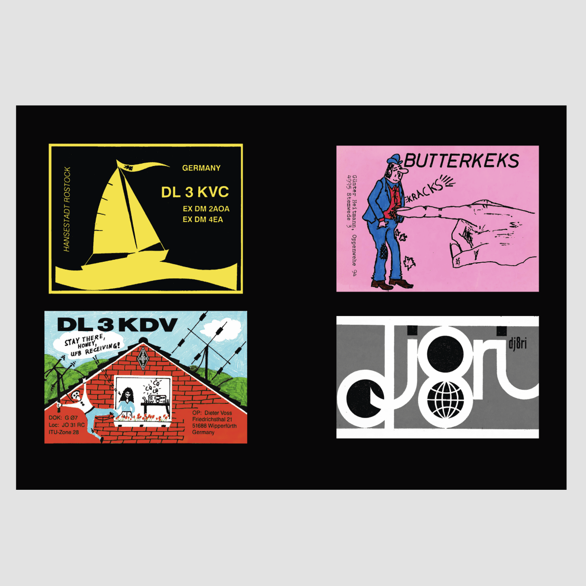 QSL Cards from Germany - product_vendor - Mamama / Masala Noir