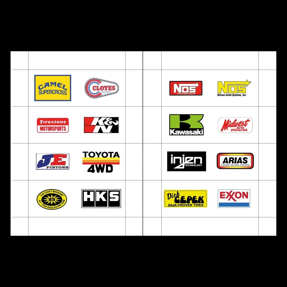 Racing Logos & Stickers - product_vendor - Mamama / Masala Noir