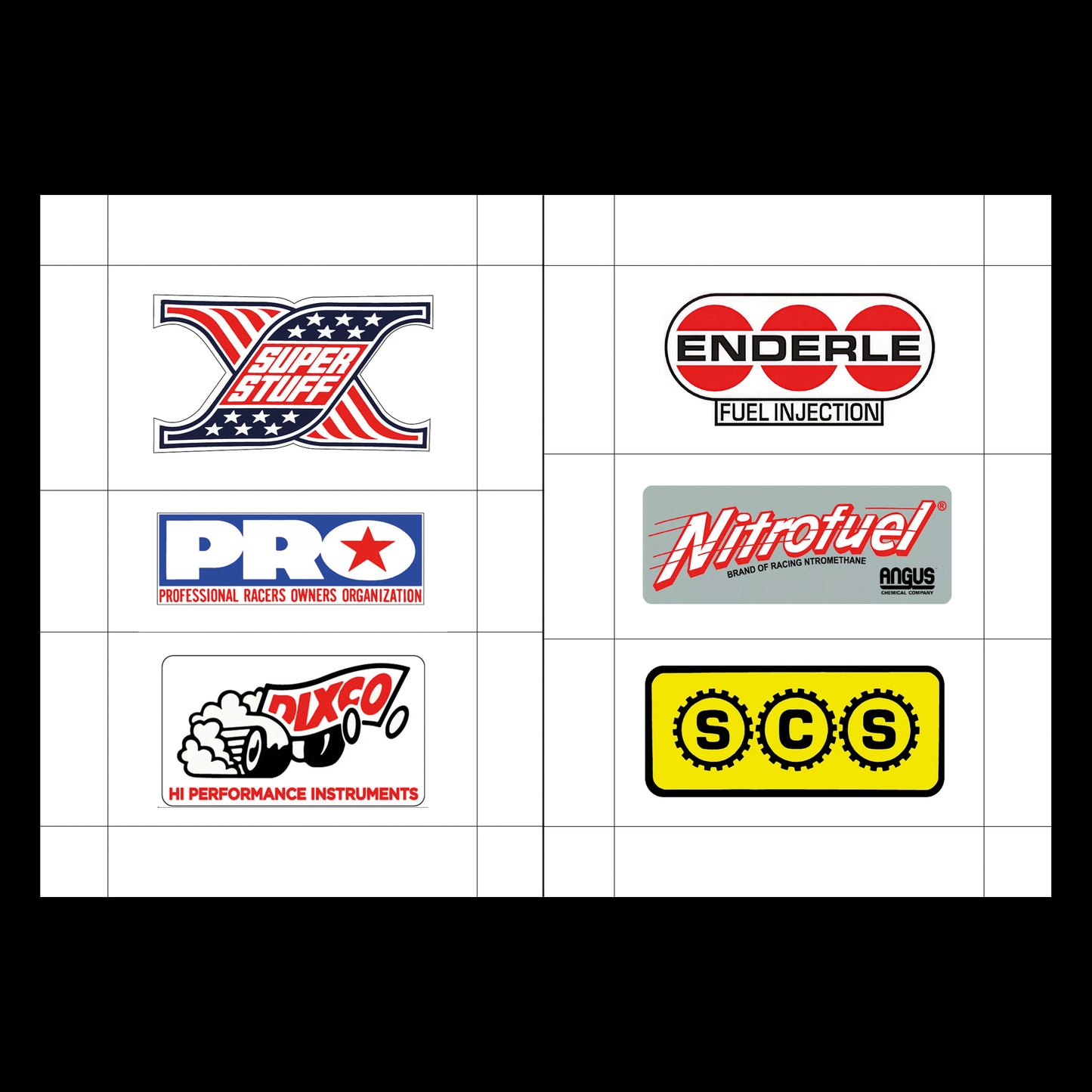 Racing Logos & Stickers
