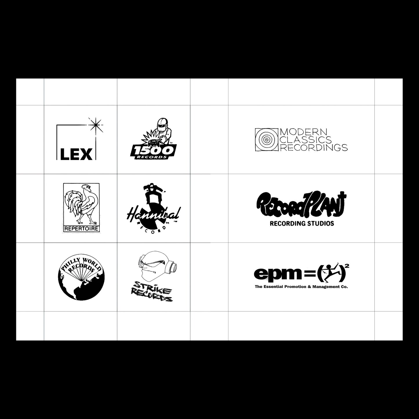 Record Label Logos