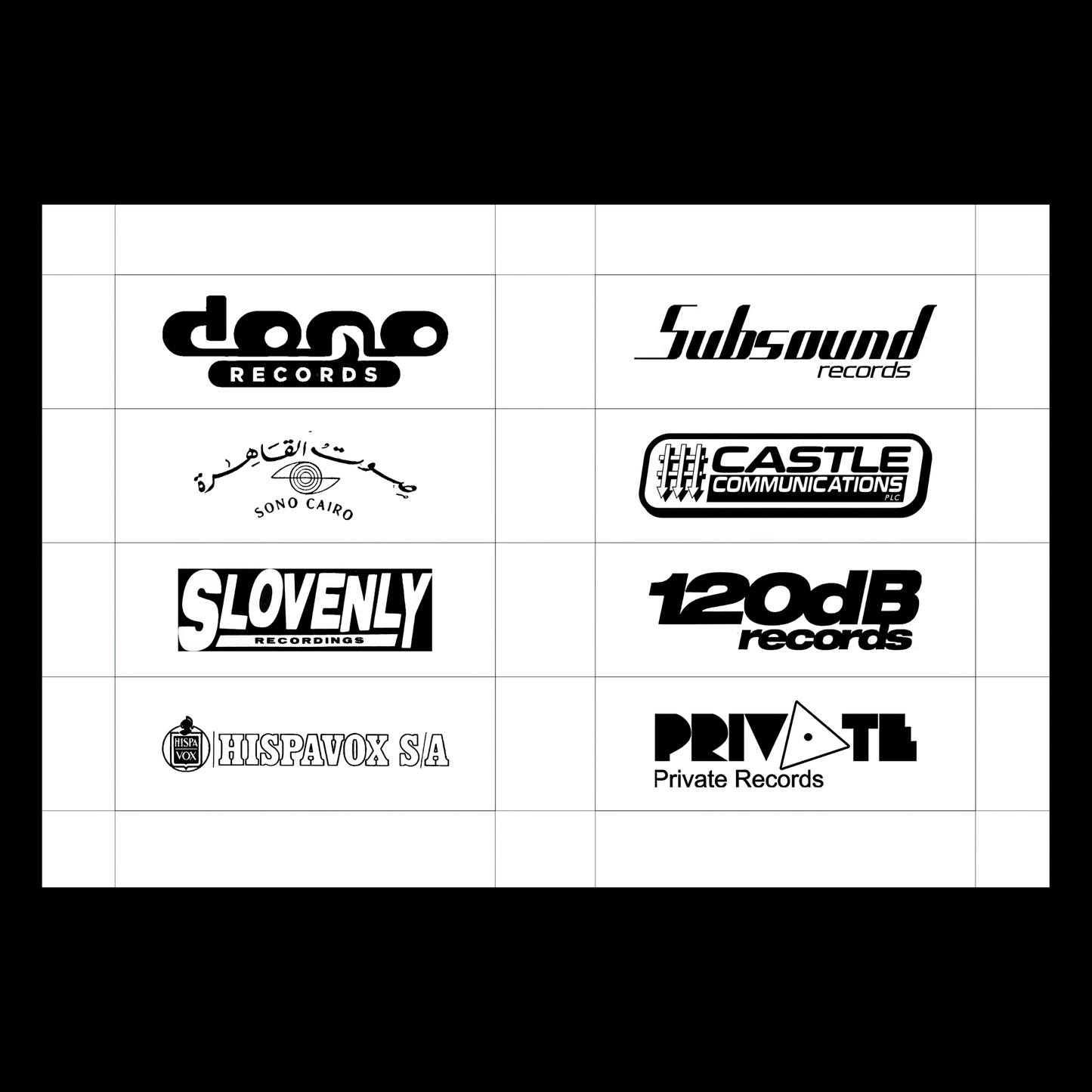 Record Label Logos